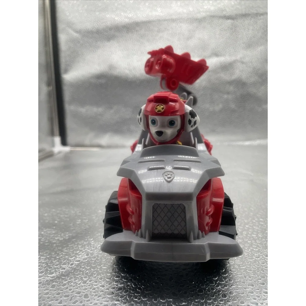 Paw Patrol Dino Rescue Marshall's Deluxe Rev Up Truck Vehicle Emergency & Figure